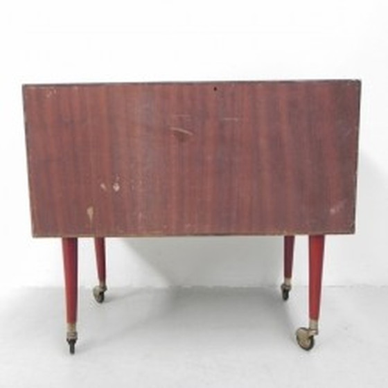 Image 1 of Mobile bar vintage con ruote