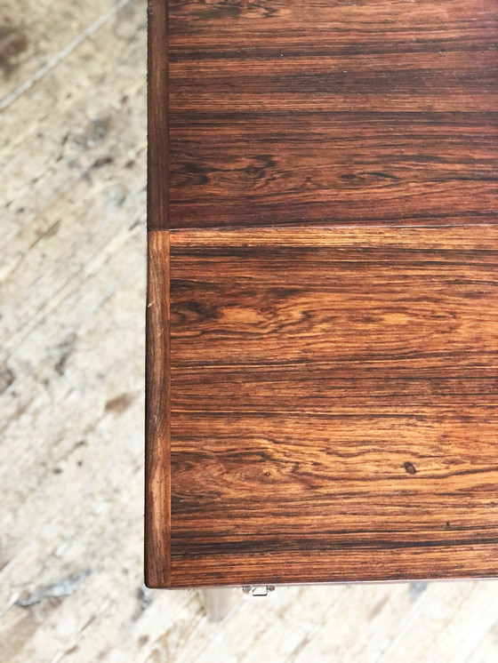 Image 1 of Extendable Mid Century Drop Leave Rosewood Dining Table, Model 227 by Arne Vodder for Sibast