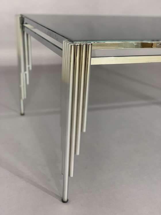 Image 1 of Table basse contemporaine table en verre table basse