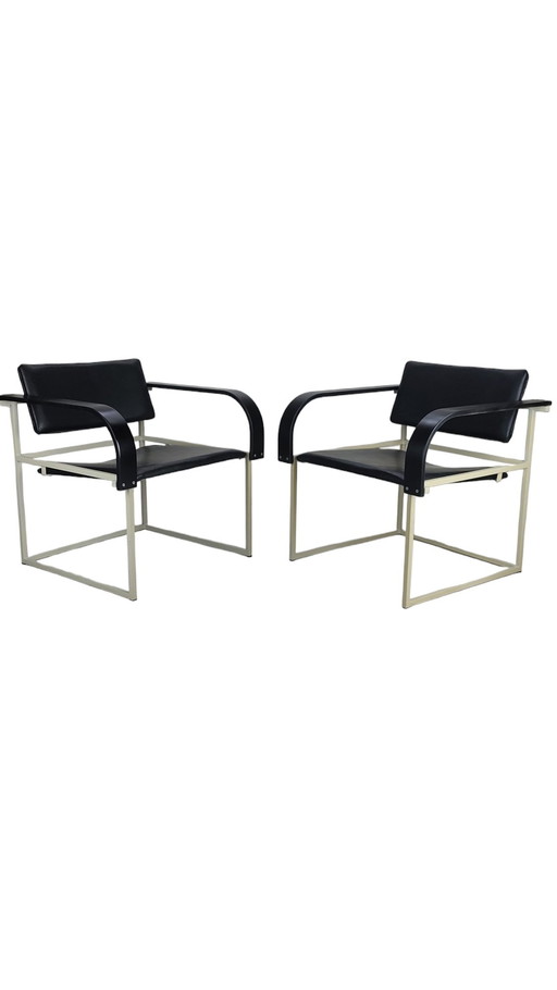 Set Pastoe Fm80 Armchairs Postmodern 1980S