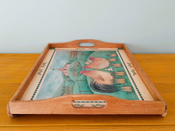 Image 1 of Vassoio da letto pieghevole antico