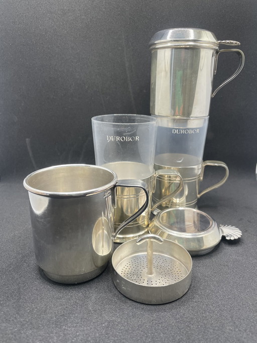 2 Silver-plated Cafetières From Wiskemann