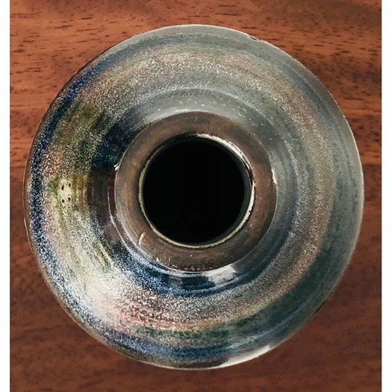 Image 1 of Vaso in ceramica vintage The Rider di Raymonde Leduc, Francia anni '60