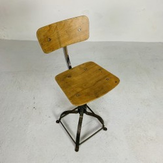 Image 1 of Industrial Chair, Stool, Studio Chair by Bienaise - 1950s