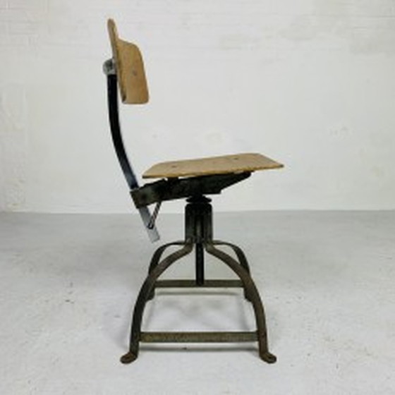 Image 1 of Industrial Chair, Stool, Studio Chair by Bienaise - 1950s