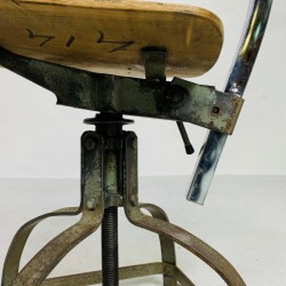 Image 1 of Industrial Chair, Stool, Studio Chair by Bienaise - 1950s