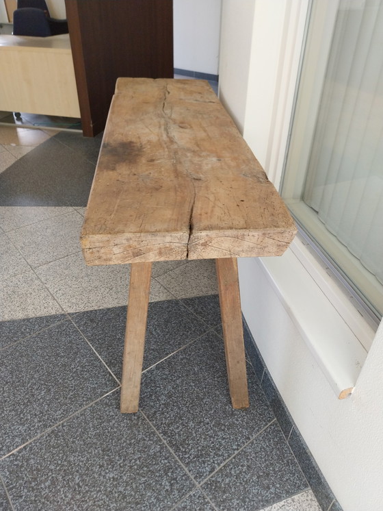 Image 1 of Hungarian butcher's table.  1980s