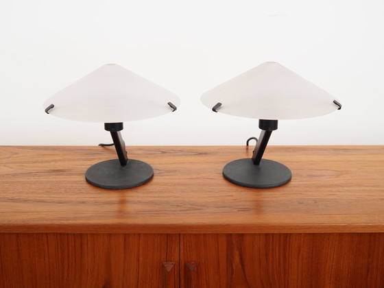 Image 1 of Set Of Two Tobia Table Lamps, Italian Design, 1980S, Manufacture: Lamiprogetti