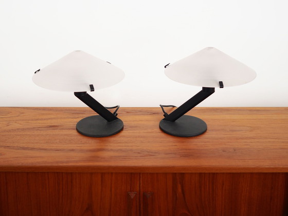 Image 1 of Set Of Two Tobia Table Lamps, Italian Design, 1980S, Manufacture: Lamiprogetti