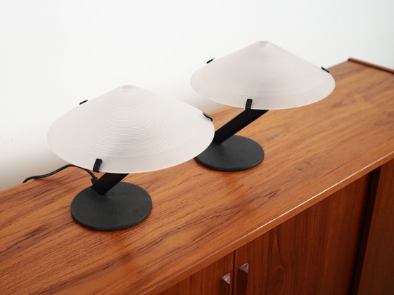 Image 1 of Set Of Two Tobia Table Lamps, Italian Design, 1980S, Manufacture: Lamiprogetti