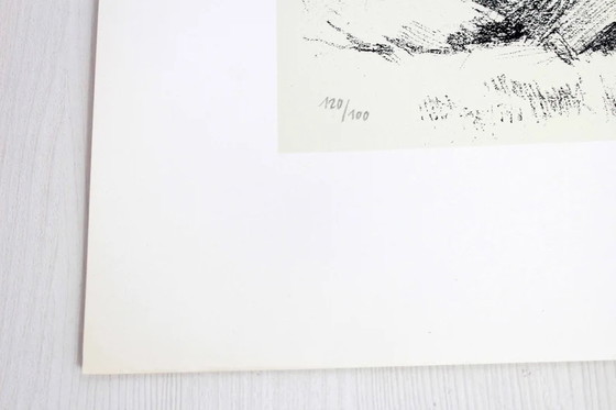 Image 1 of Lithograph by Fritz Ryser 1972