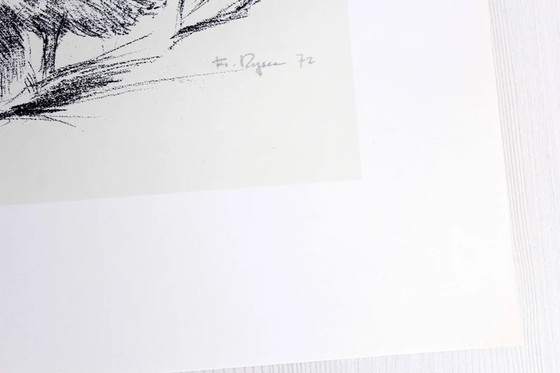 Image 1 of Lithographie de Fritz Ryser 1972