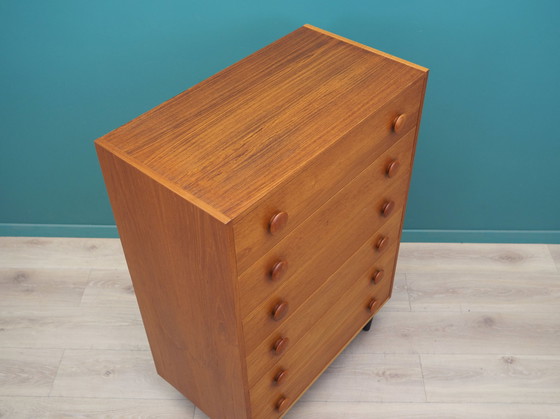 Image 1 of Teak Chest Of Drawers, Danish Design, 1960S, Production: Denmark