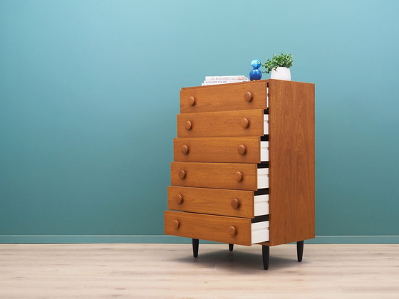 Image 1 of Teak Chest Of Drawers, Danish Design, 1960S, Production: Denmark