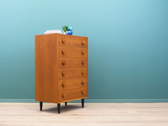 Image 1 of Teak Chest Of Drawers, Danish Design, 1960S, Production: Denmark