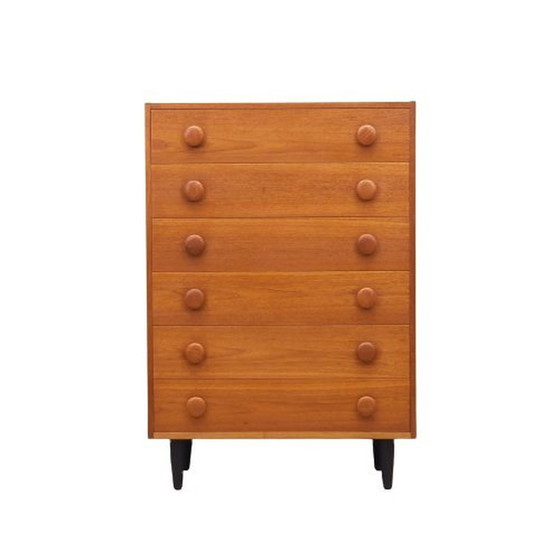 Image 1 of Teak Chest Of Drawers, Danish Design, 1960S, Production: Denmark