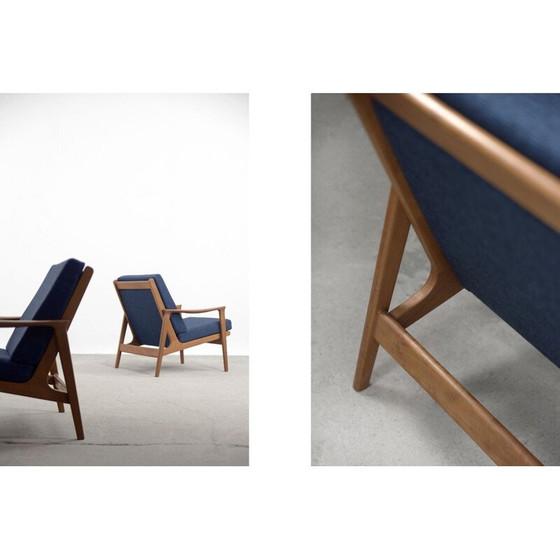 Image 1 of Set di divano e 2 poltrone in teak moderno vintage di Parker Furniture, Australia anni '50