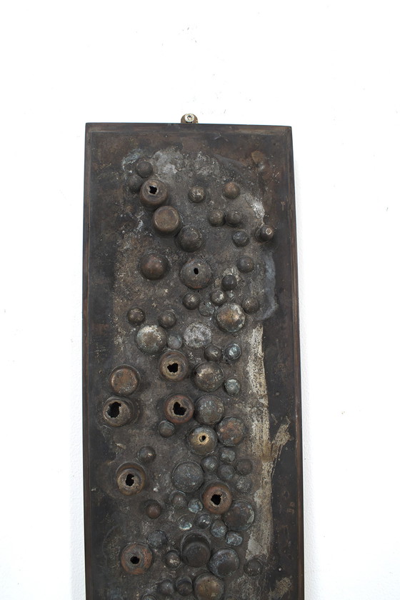 Image 1 of Brutalist wall sculpture