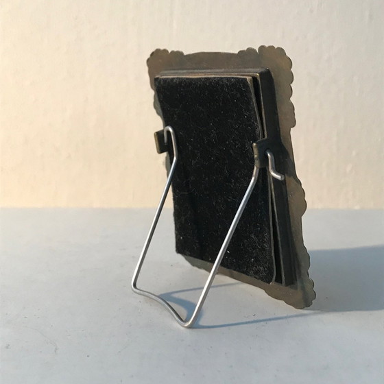 Image 1 of Cornice in rame con bordo a girasole