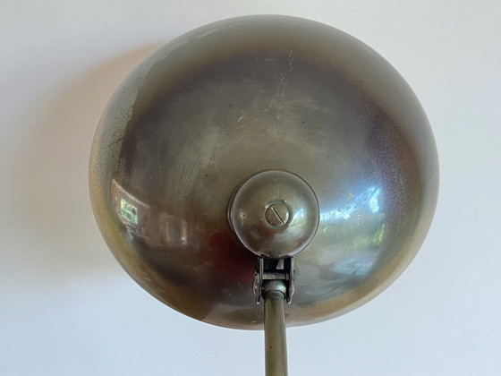 Image 1 of Vintage Bauhaus Kaiser Idell Table Lamp Mod. 6631 In Old Brass By Christian Dell