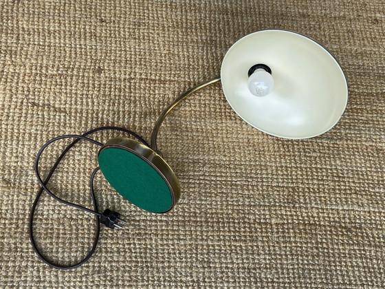 Image 1 of Vintage Bauhaus Kaiser Idell Table Lamp Mod. 6631 In Old Brass By Christian Dell