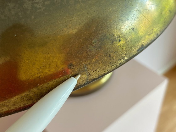 Image 1 of Vintage Bauhaus Kaiser Idell Table Lamp Mod. 6631 In Old Brass By Christian Dell