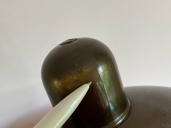 Image 1 of Vintage Bauhaus Kaiser Idell Table Lamp Mod. 6631 In Old Brass By Christian Dell