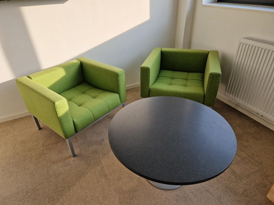 Image 1 of Zanotta lounge set with coffee table