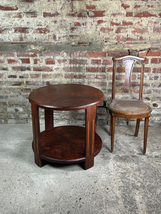 Image 1 of Rio Rosewood Art Deco Side Table / Pedestal Table