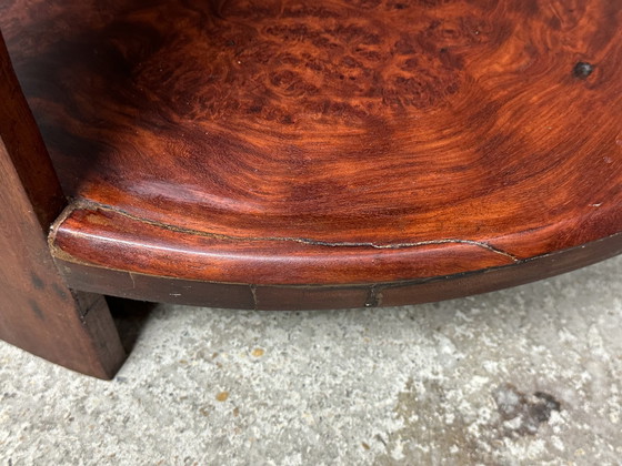 Image 1 of Rio Rosewood Art Deco Side Table / Pedestal Table