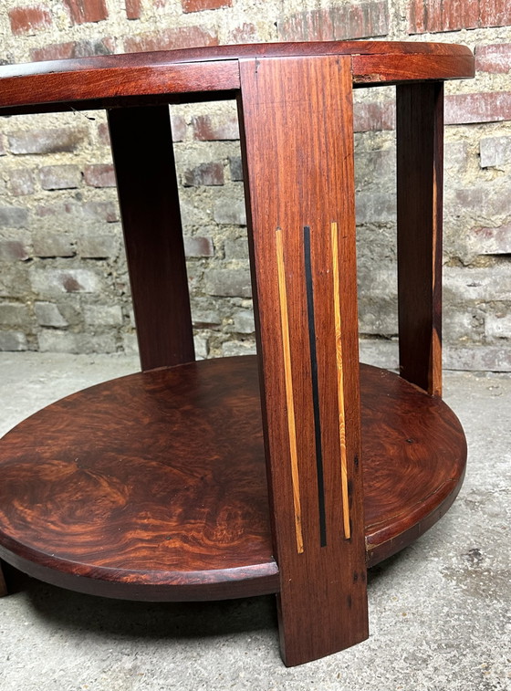 Image 1 of Rio Rosewood Art Deco Side Table / Pedestal Table