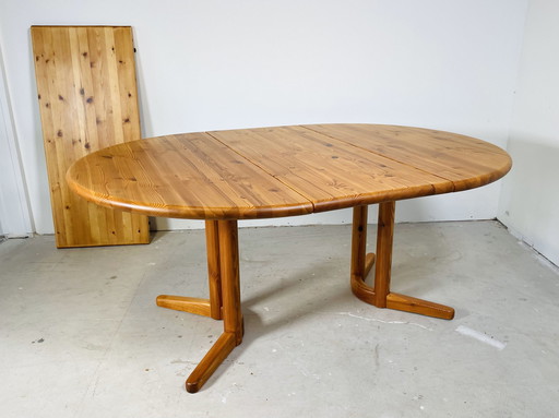 Extendable Dining Table In Pinewood By Design+Handcraft