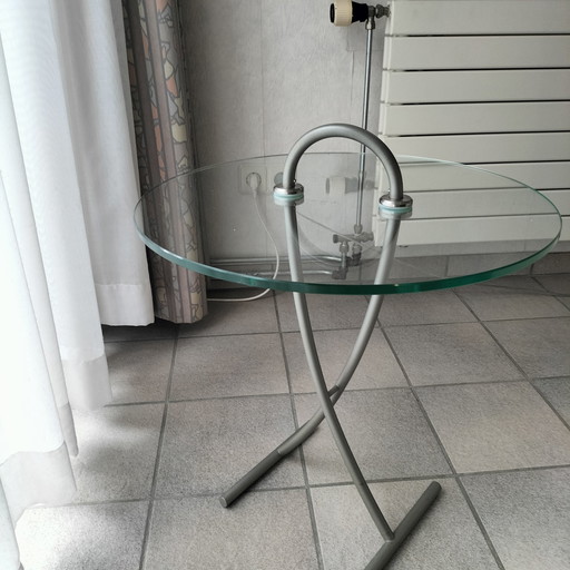 Rolf Benz glass side table