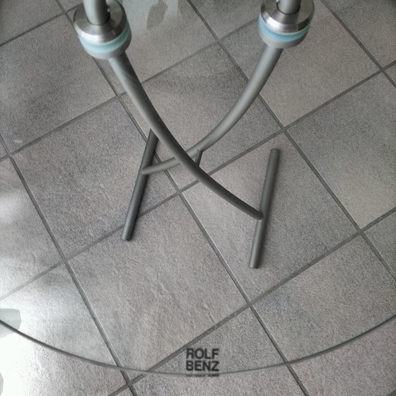 Image 1 of Rolf Benz glass side table