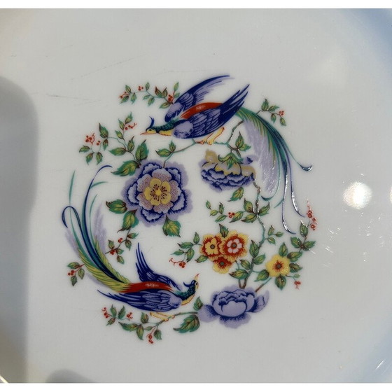 Image 1 of 6 vintage porcelain plates by Arnaud de Brissac for La Seynie