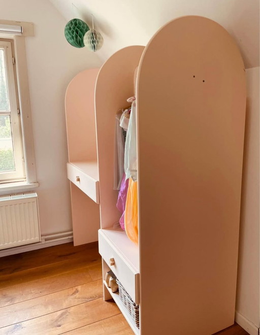 Powder Pink Dressing Table