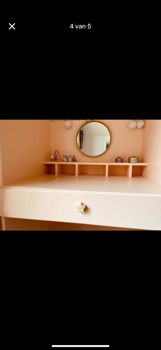 Image 1 of Powder Pink Dressing Table