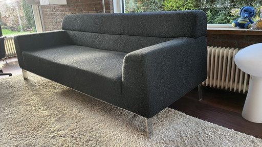 1X Artifort Lex 2.5-Seater Design Sofa Anthracite Gray