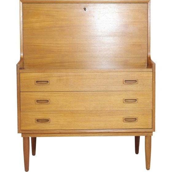 Image 1 of Vintage teak desk by Arne Wahl Iversen for Vinde Mobelfabrik, 1965