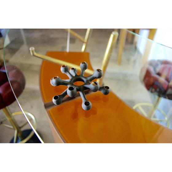 Image 1 of Vintage cast iron candlestick by Jens Quistgaard, 1960