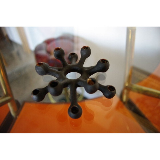 Image 1 of Vintage cast iron candlestick by Jens Quistgaard, 1960