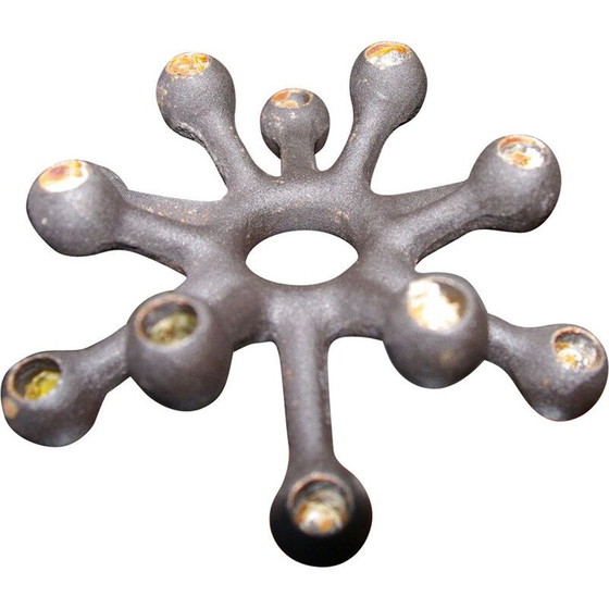 Image 1 of Vintage cast iron candlestick by Jens Quistgaard, 1960