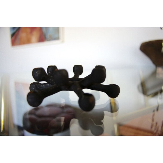 Image 1 of Vintage cast iron candlestick by Jens Quistgaard, 1960