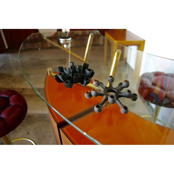 Image 1 of Vintage cast iron candlestick by Jens Quistgaard, 1960