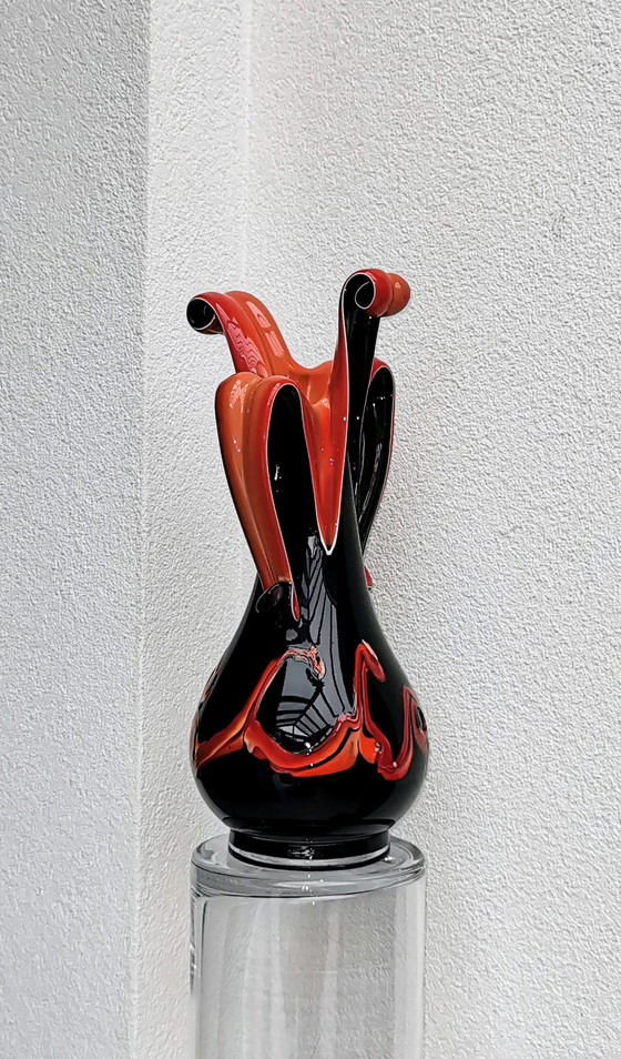 Image 1 of Vase d'art en verre Darius Zarrin