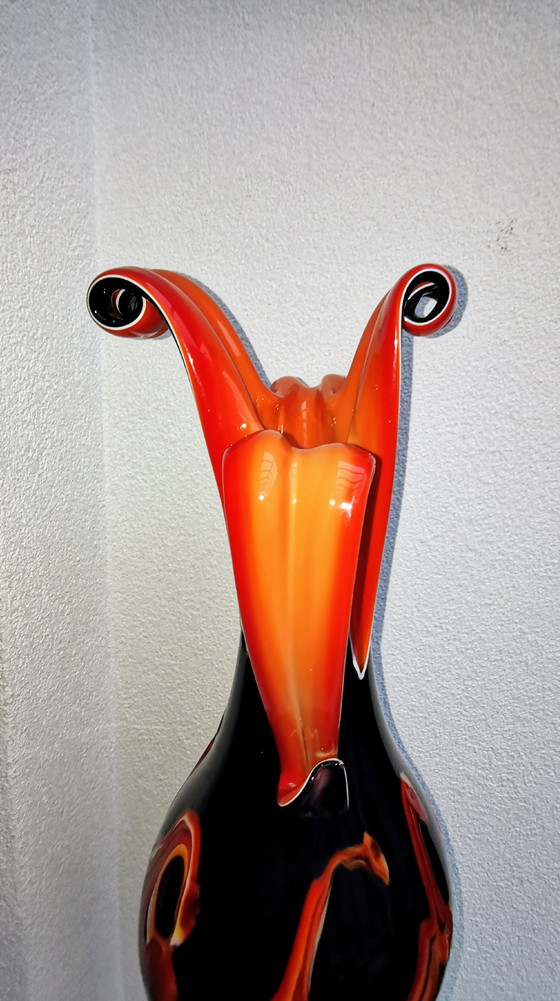 Image 1 of Darius Zarrin glass art vase