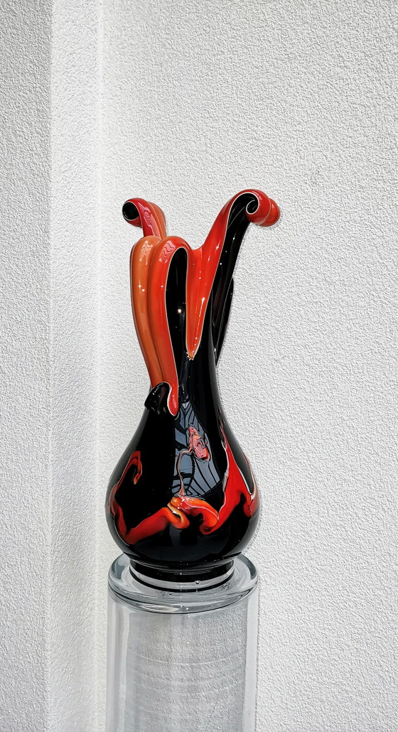 Image 1 of Vase d'art en verre Darius Zarrin