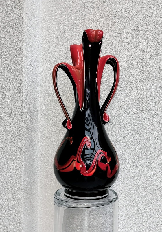 Image 1 of Vase d'art en verre Darius Zarrin