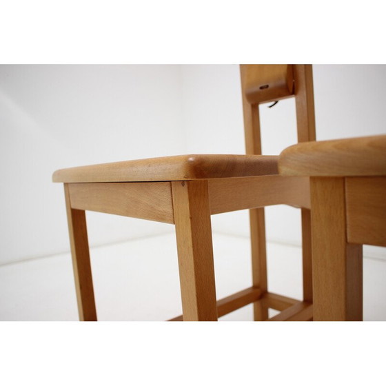 Image 1 of Set of 3 vintage wooden chairs, Finland 1970