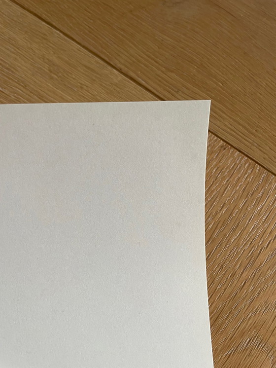 Image 1 of David Hockney, poster della mostra Dessins Et Gravures, imp. Dermont-Paris, stampato in Francia